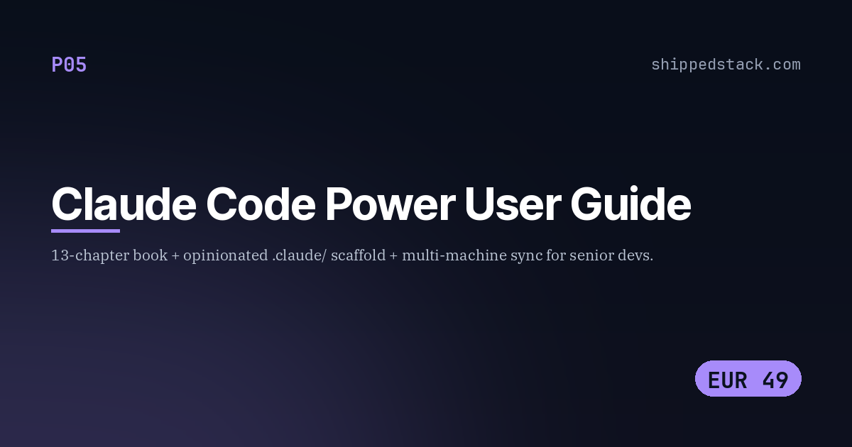 Claude Code Power User Guide cover